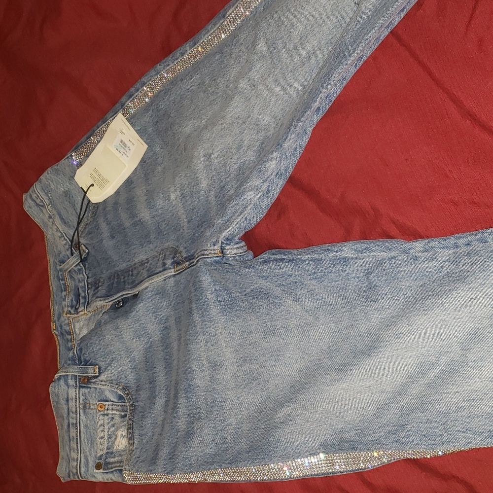 Levi's 501 cropped.